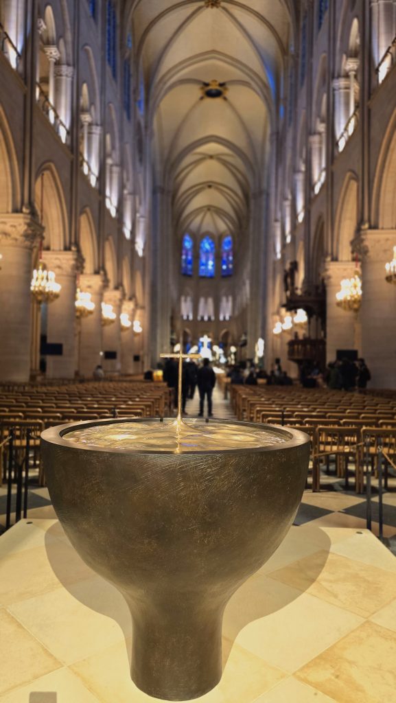 fonds baptismal Notre-Dame de Paris. Guillaume Bardet